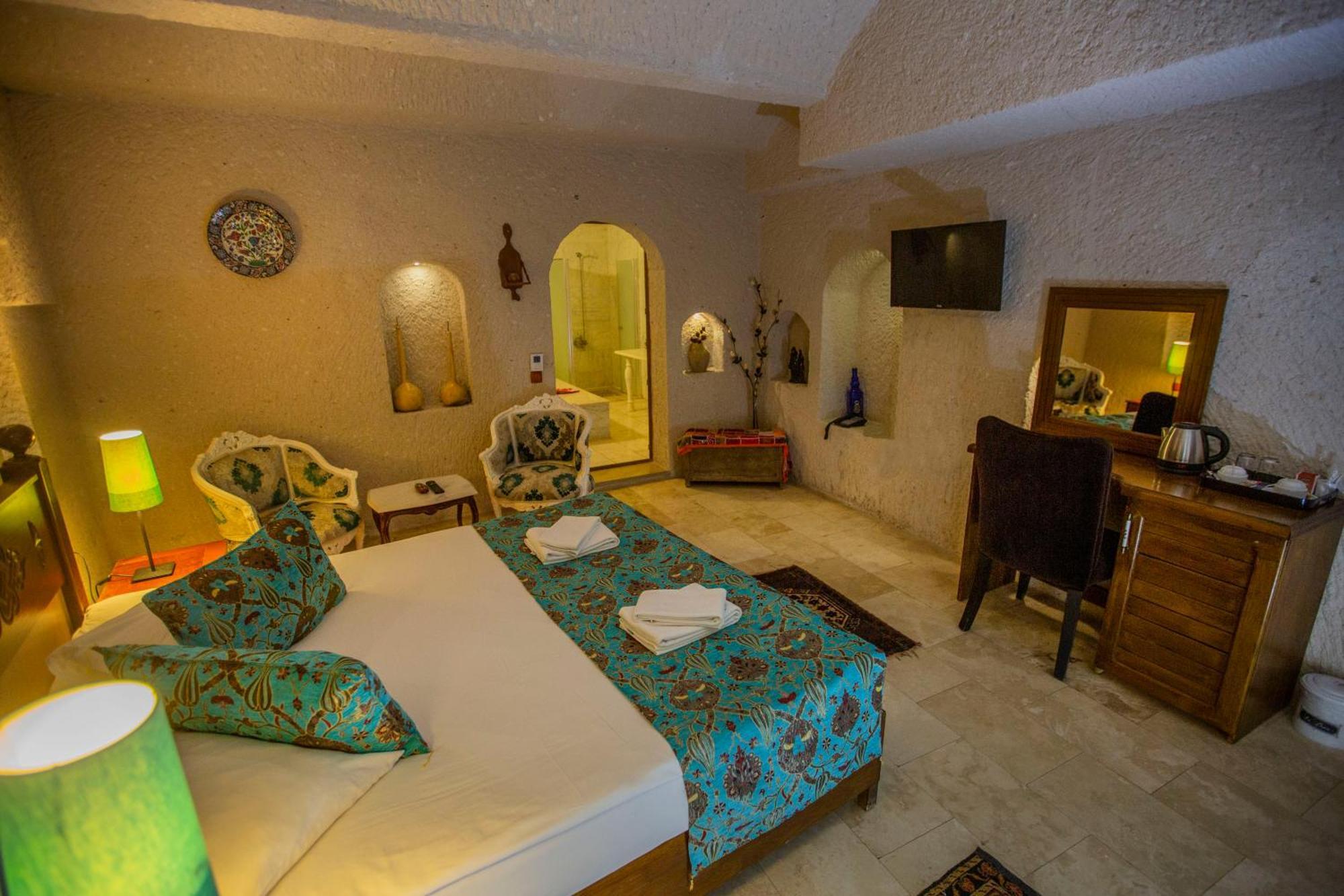 Hermes Cave Hotel Учисар Номер фото